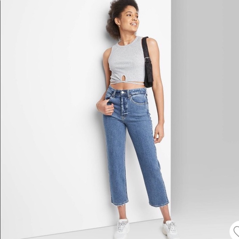 Wild Fable high rise straight jeans- size 10